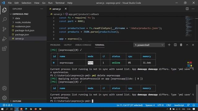 PM2 basics for Node.js API/Web Application deployment ⭐️ Spinsage смотреть онлайн