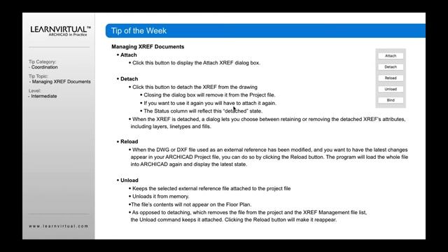 Managing Xref Documents in ARCHICAD смотреть онлайн