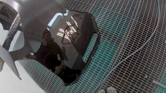 Car painting | Kia Niro | How to paint a car | Spray painting water base | Cromax Pro смотреть онлайн