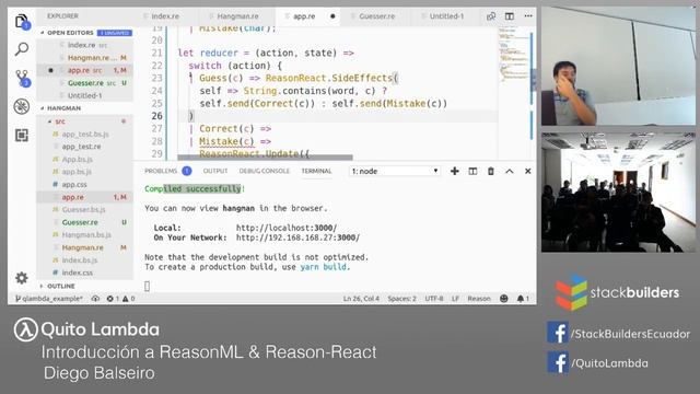 Introducción a ReasonML y Reason-React смотреть онлайн