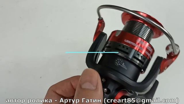 Катушка рыболовная с байтраннером Kaida KW3000A смотреть онлайн