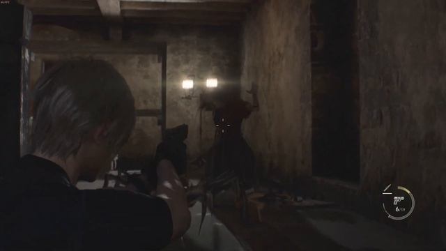 Глава 8 - Фанатик в красном и Эль Гиганте с камнями - Resident Evil 4: Remake смотреть онлайн