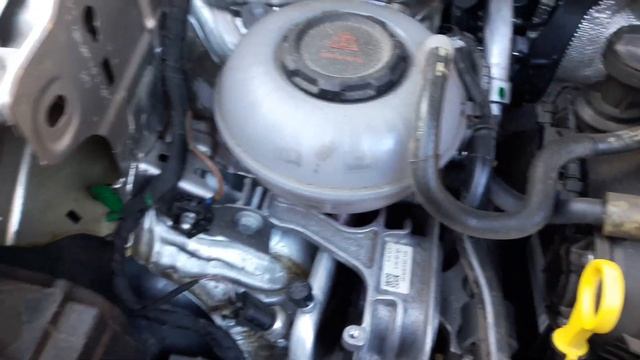 Звяканье в двигателе VW Tiguan 220 сил при запуске на холодную