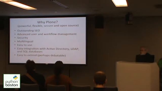 Zope and Plone - Boston Python - Beyond Django: Four other web frameworks смотреть онлайн