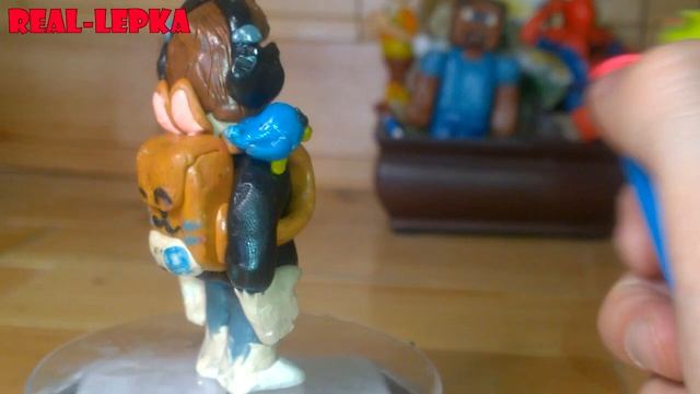 Обзор скина из Роблокс Фигурка Roblox из пластилина смотреть онлайн