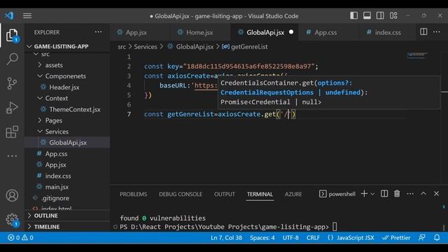 #9 Build Game Listing App with React Js, Tailwind CSS, Vite : Fetch Data from API смотреть онлайн