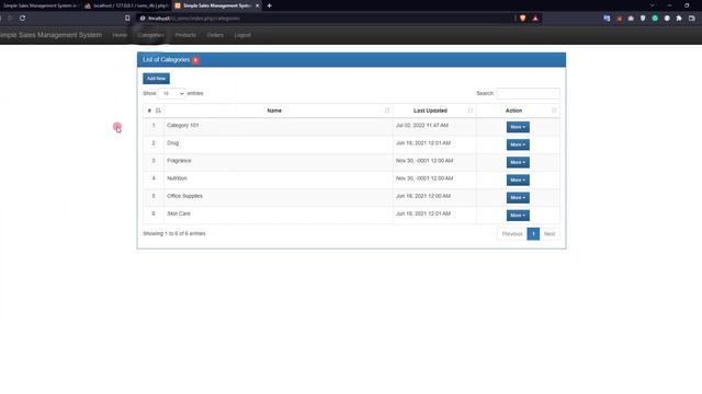Simple Sales Management System in PHP using CodeIgniter DEMO смотреть онлайн