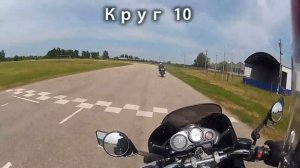 Yamaha TDM-850-2 и Suzuki GSXR-600 на треке / on the racetrack