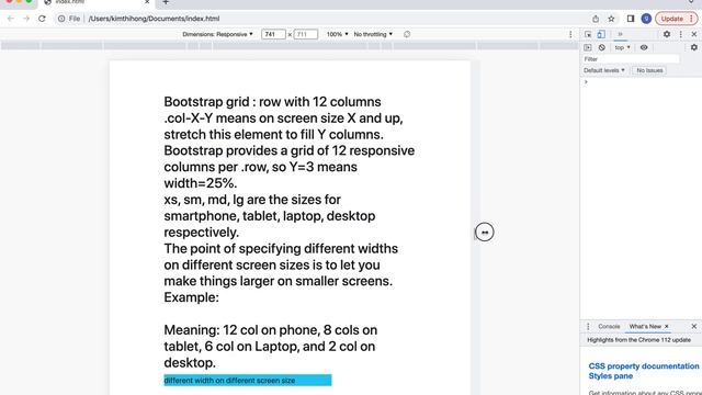 Bootstrap #6: Responsive grid system with row and col in sm, md, lg screen size смотреть онлайн