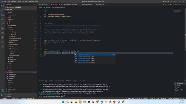 05 - Building a Blog App with Laravel and VueJS || Admin Login with Vuex (Part II) смотреть онлайн