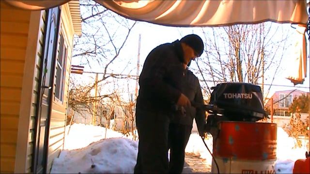 Первый запуск лодочных моторов ТОХАТСУ 9 9 и ЯМАХА 5 смотреть онлайн