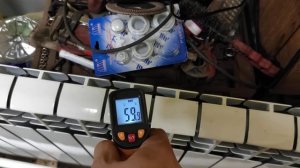 Китайский отопитель для гаража с теплообменником, батарея с антифризом.