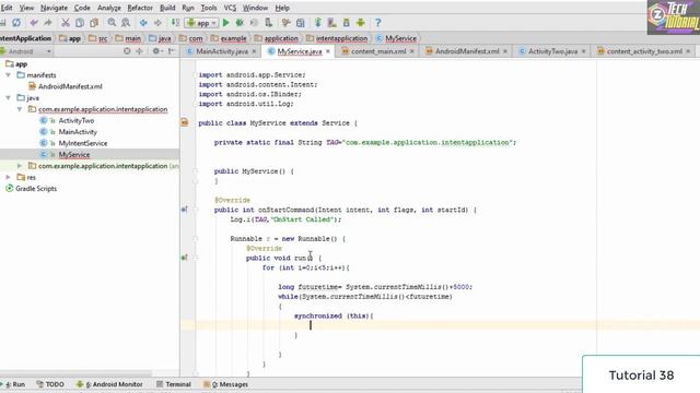 How to use background services for Chat App in Android Studio | Background service in Android смотреть онлайн