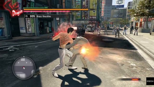Brass Knuckles Circle Attack (Yakuza Kiwami) смотреть онлайн