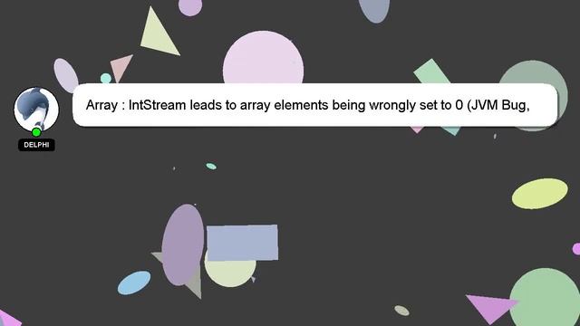 Array : IntStream leads to array elements being wrongly set to 0 (JVM Bug, Java 11) смотреть онлайн