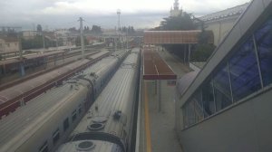 Отправление поезда №183 Мурманск - Севастополь со станции Симферополь + информатор