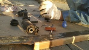 Замена ремкомплекта (нового) рабочего цилиндра сцепления