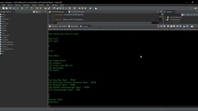 Kiosk System for Restaurants | Java смотреть онлайн