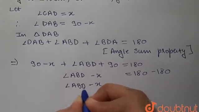 In the following figure ABC is a right angled triangle with angleBAC=90^(@),andADbotBC. If BD = ... смотреть онлайн