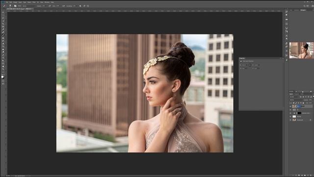 Editing portrait in Photoshop cc смотреть онлайн