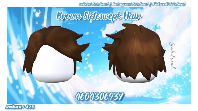 Brown Roblox hair codes for Bloxburg | boys *Part 1* смотреть онлайн