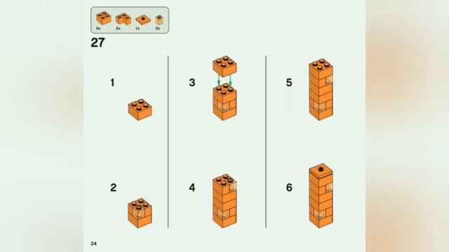 lego minecraft 21168 Искажённый лес Инструкция смотреть онлайн