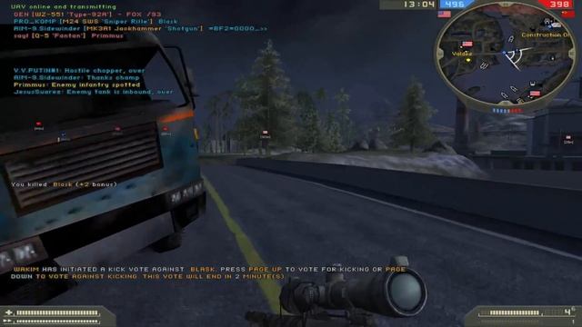 Battlefield 2 - сетевая/ захват флага/ 10 на 10 (играем/стреляем/убиваем) смотреть онлайн