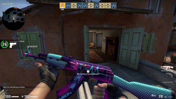 AK-47 | Neon Rider (Field Tested) - Skin showcase and Gameplay - CSGO