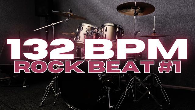 132 BPM - Rock Drum Beat - Loop 1 смотреть онлайн