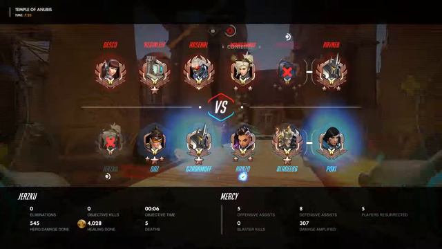 Overwatch - Ranked Season 6 gold match 36 ► 1080p 60fps - No commentary ◄ смотреть онлайн