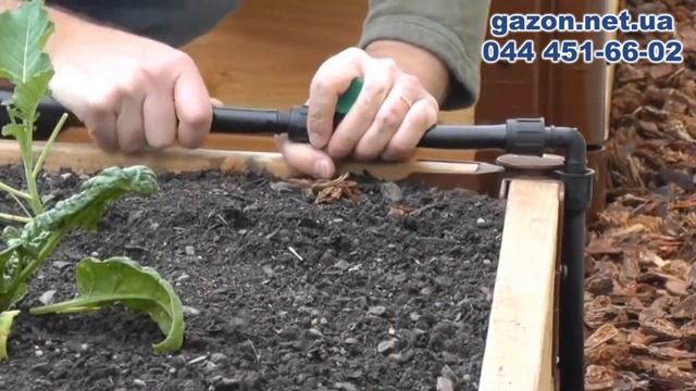 Автоматический капельный полив - монтаж микракапельного полива для грядок цветов