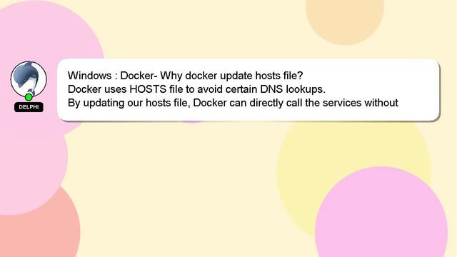 Windows : Docker- Why docker update hosts file? смотреть онлайн