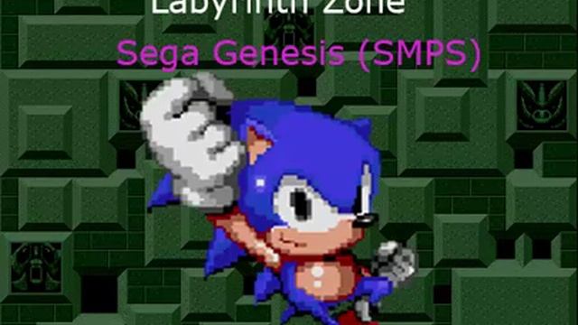 Sonic The Hedgehog (8 bit) Labyrinth Zone Sega Genesis (SMPS смотреть онлайн