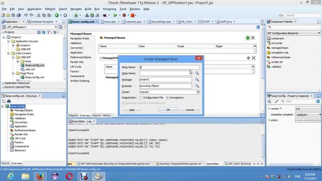 4- create Bean class and Managed Bean смотреть онлайн
