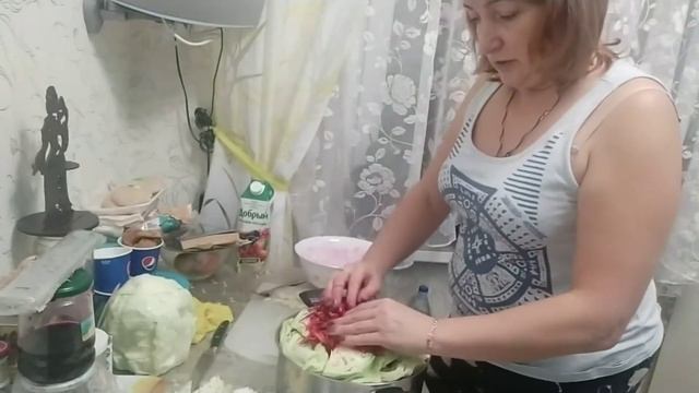 Капуста провансаль?, быстрая??.Сухой засол горбуши???.#капуста#маринованная#рецепты# смотреть онлайн