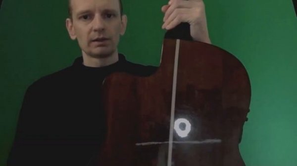 Гитара "Hohner HC06" с вырезом и подключением | Редкий экземпляр