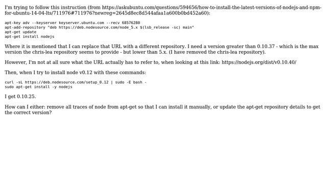 How to install node 0.10.40 on Ubuntu 14.04? смотреть онлайн