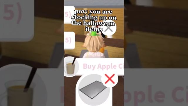 POV: you are stocking up on halloween food ? #roblox #shorts #relatable #bloxburg смотреть онлайн