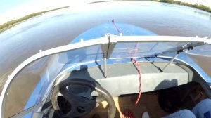 Тестируем винт и катаемся на моторной лодке с женой (прогресс 2)