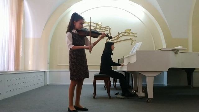 Вариации на тему Вейгля. Ш.Данкля. Исполняет ученица IVкл., Фарах Алибейли смотреть онлайн