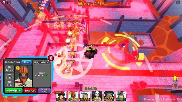 How To Solo The Hell Raid Under 500 Seconds In ASTD - All Star Tower Defense