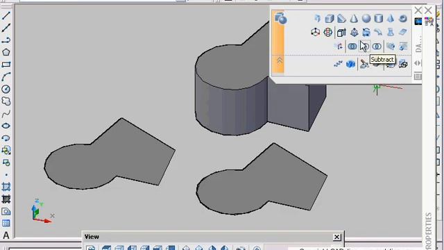 Tutorial Autocad 3D Section 18 THICKEN SURFACE смотреть онлайн