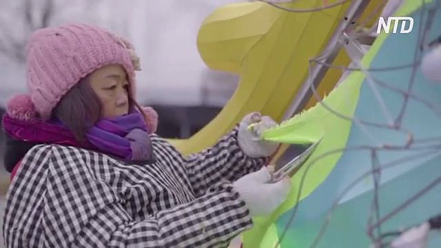 Скульптури із шовку і сталі: фестиваль ліхтарів в Естонії смотреть онлайн