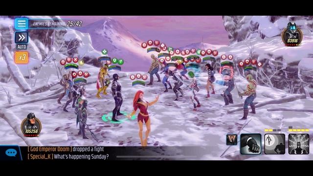 [Marvel Strike Force]Complete Dark Dimension Node 3 with 11 attempts before BP and AC bug fix смотреть онлайн