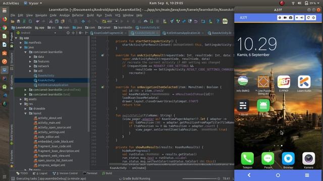 Android Studio Kotlin - Make application learn run console with smartphone смотреть онлайн