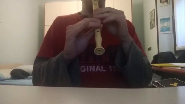 Traverse town Kingdom Hearts - Recorder flute (Notes in the description) смотреть онлайн
