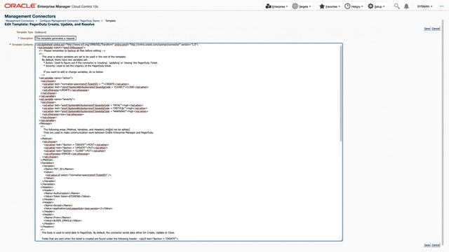 Oracle Enterprise Manager Cloud Control PagerDuty REST Ticketing Connector: Template Modification смотреть онлайн