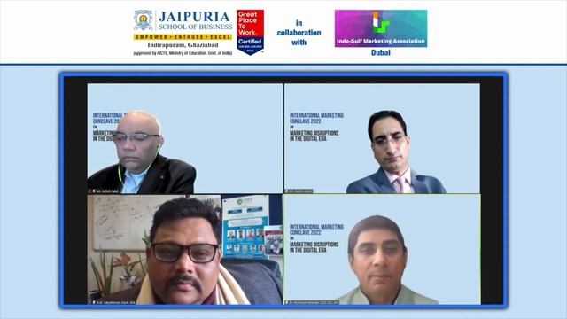 The First Panel Session of International Marketing Conclave 2022 by Jaipuria School of Business смотреть онлайн