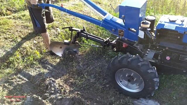 ДИЗЕЛЬНЫЙ МОТОБЛОК КЕНТАВР 10 Л.С | ВСПАШКА ТЯЖЁЛЫМ МОТОБЛОКОМ смотреть онлайн