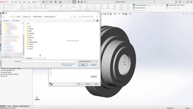 Tech Tip: How to Select your Post Processor in SOLIDWORKS CAM and CAMWorks смотреть онлайн